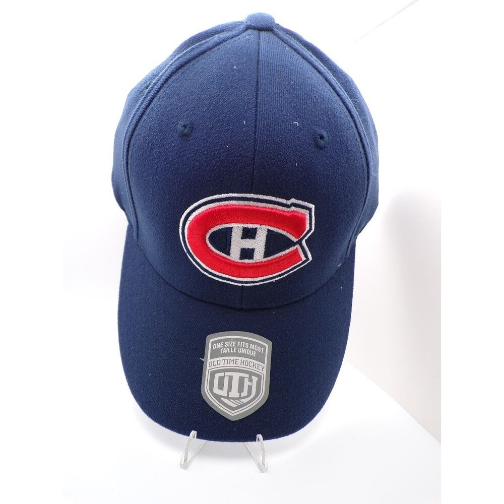 Old Time Hockey Montreal Canadiens Men's Baseball Cap Navy One Size Fits Most